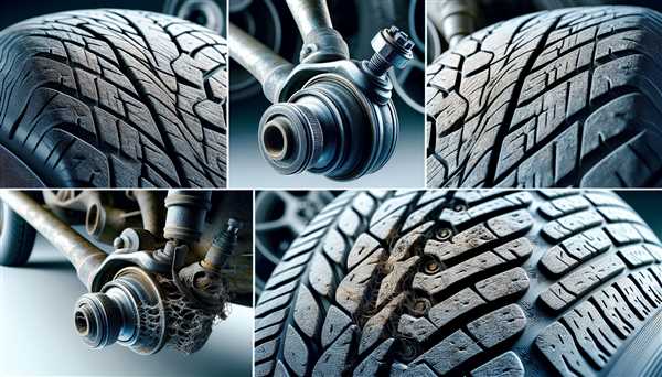 Common symptoms of worn ball joints